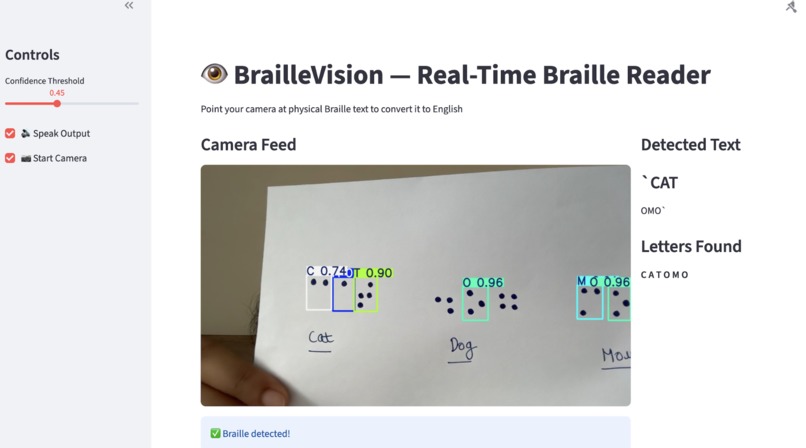 BrailleVision – screenshot 1