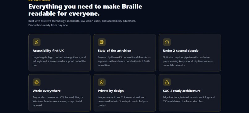 BrailleVision – screenshot 2