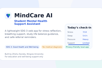 MindCare AI: Student Mental Health Support Assistant