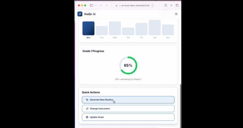 MadJo AI Music Learning Agent – screenshot 1