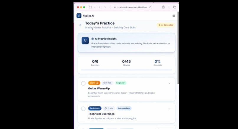 MadJo AI Music Learning Agent – screenshot 12