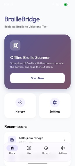 BrailleBridge – screenshot 1