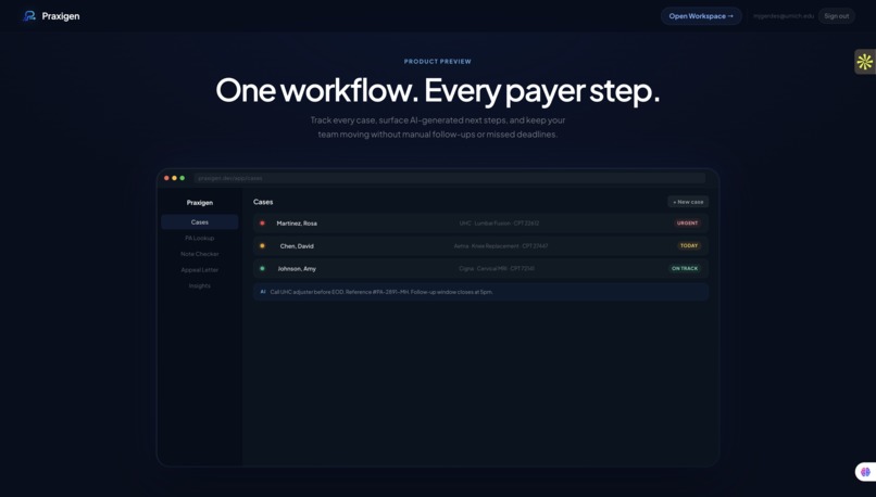 Praxigen – screenshot 3