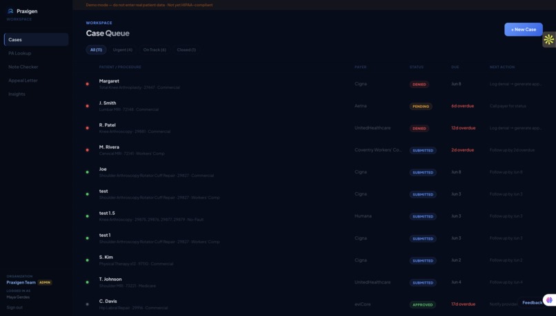 Praxigen – screenshot 5