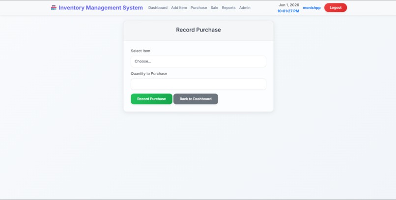 INVENTORY MANAGEMENT SYSTEM – screenshot 3