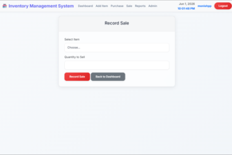 INVENTORY MANAGEMENT SYSTEM