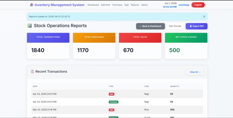 INVENTORY MANAGEMENT SYSTEM – screenshot 5