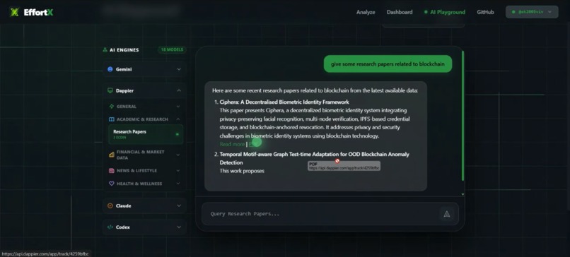 EffortX – screenshot 1