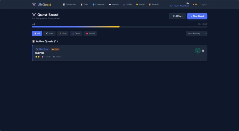 LifeQuest – screenshot 3
