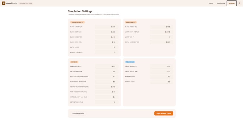 JengaBench – screenshot 7