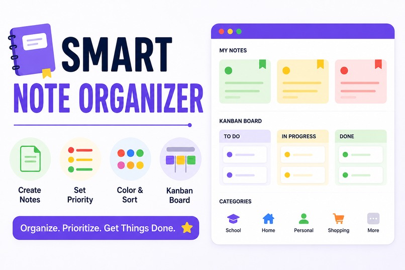 Smart Note Organiser – screenshot 1