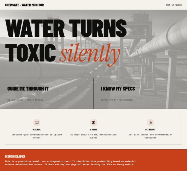 ChemSafe Water Monitor – screenshot 1
