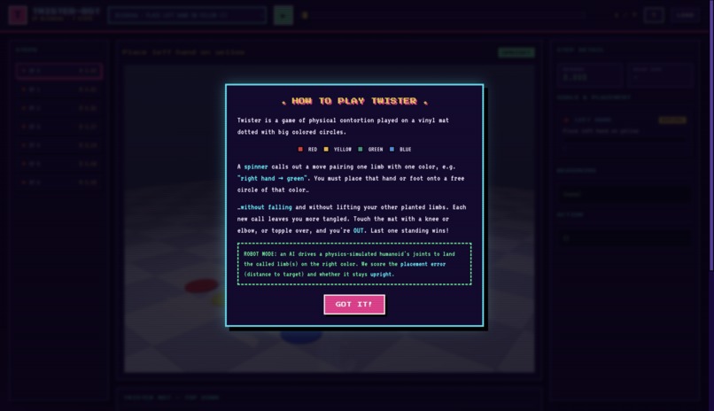 TwisterBench – screenshot 2