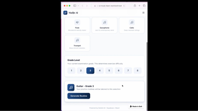 MadJo AI Music Learning Agent – screenshot 2