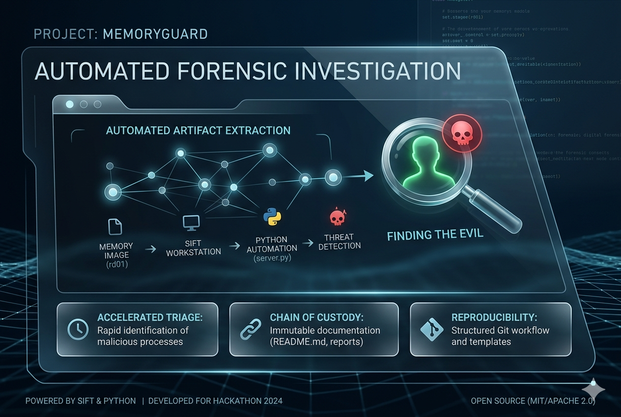MemoryGuard: Automated Forensic Investigation | Devpost