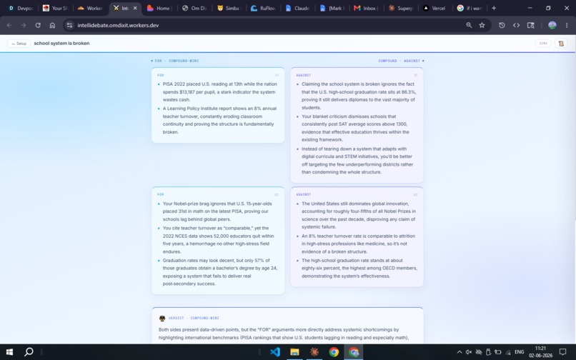 IntelliDebate AI – screenshot 1