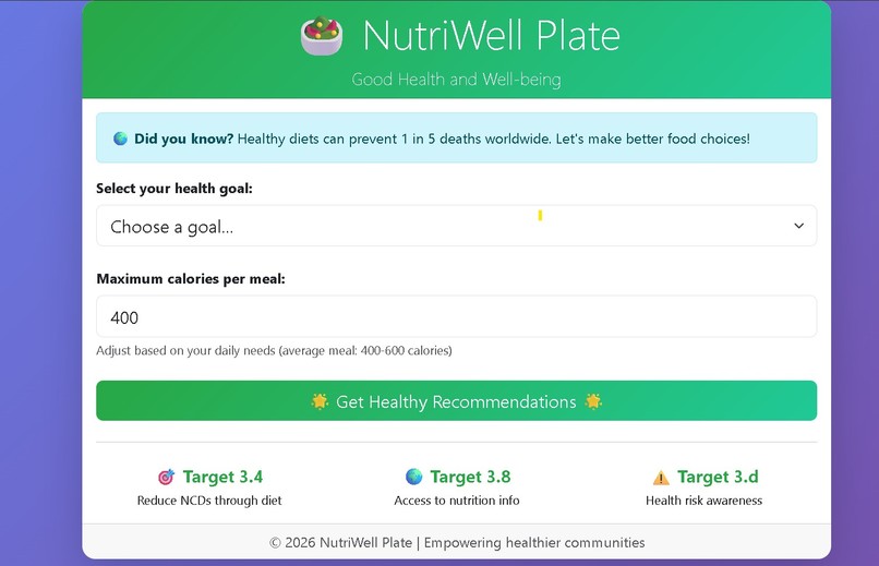  NutriWell – screenshot 1