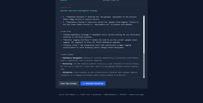 ReliabilityAgent : AI That Audits Itself – screenshot 3