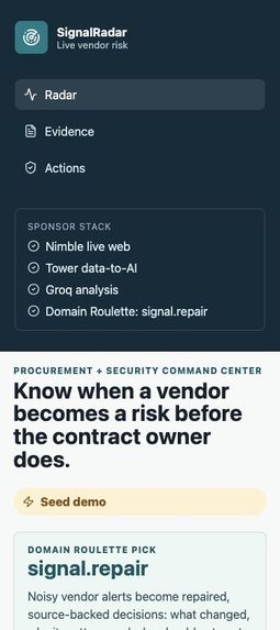 SignalRadar – screenshot 1