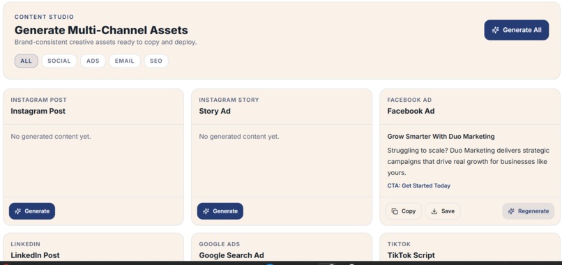 Duo Marketing Multiagent – screenshot 1