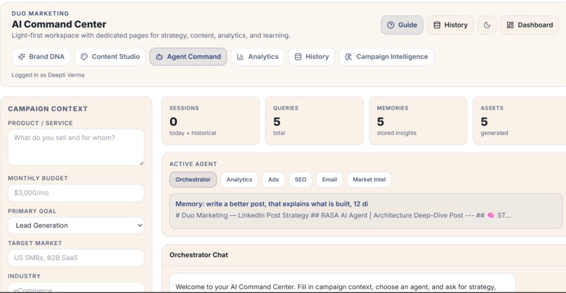 Duo Marketing Multiagent – screenshot 3