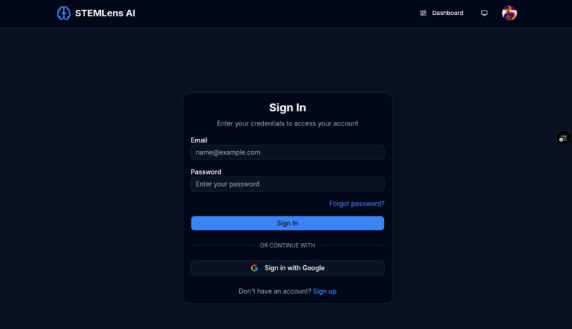 STEMLENS-AI – screenshot 1