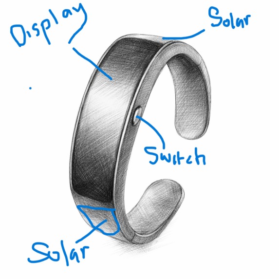 EMF wrist band – screenshot 2