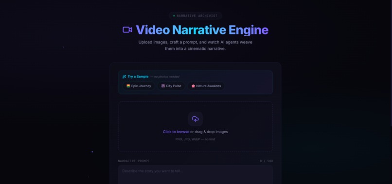 narrative-video-agent – screenshot 1