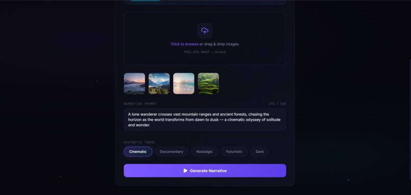 narrative-video-agent – screenshot 3