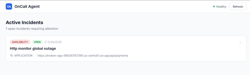 Oncall Agent – screenshot 1
