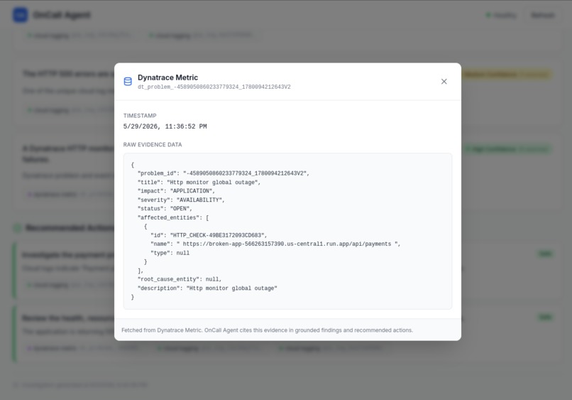 Oncall Agent – screenshot 3