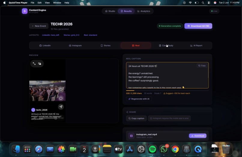 Content engine – screenshot 6