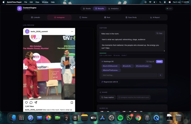 Content engine – screenshot 9