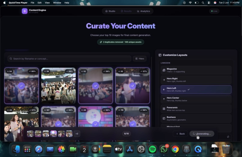 Content engine – screenshot 12