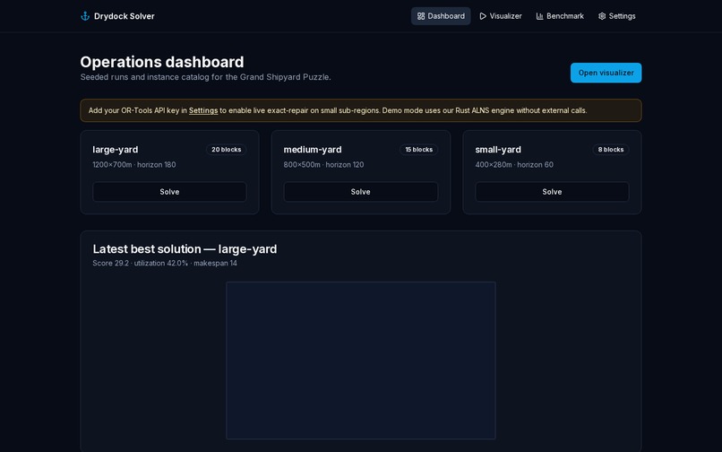 Drydock Solver – screenshot 2