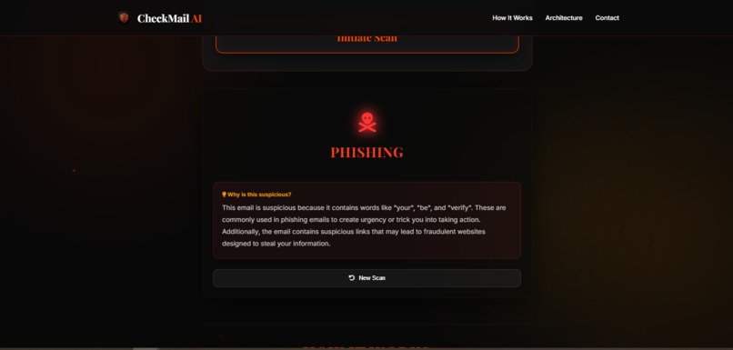 CheckMailAI: Phishing Email Detection  – screenshot 4