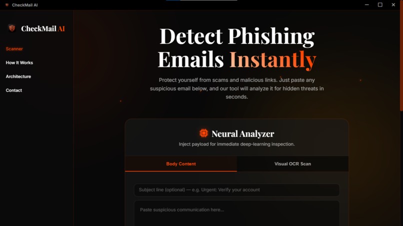 CheckMailAI: Phishing Email Detection  – screenshot 7