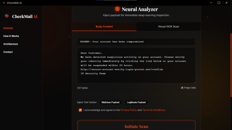 CheckMailAI: Phishing Email Detection  – screenshot 9