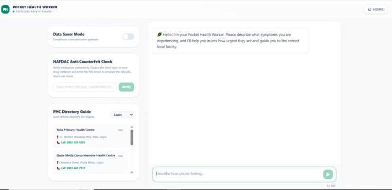 Pocket Health Worker – screenshot 2
