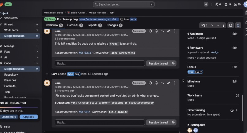  Lore — a tacit knowledge agent for code review – screenshot 4