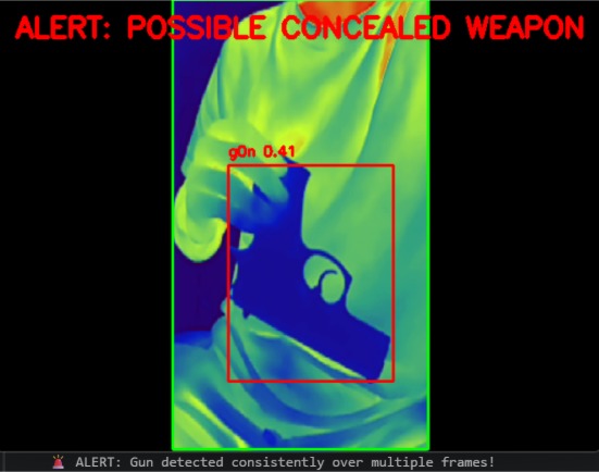 ThermoHalo - AI Firearm Detection – screenshot 3