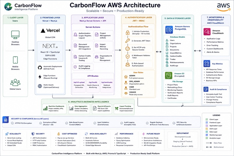 CarbonFlow Intelligence Platform – screenshot 1
