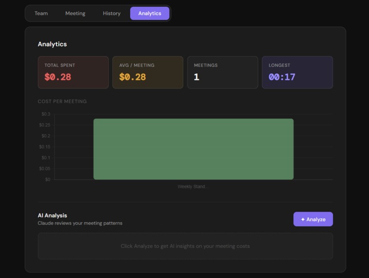MeetingTax – screenshot 3