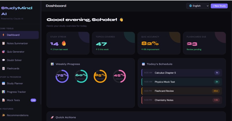 AI-STUDY-ASSISTANT – screenshot 1