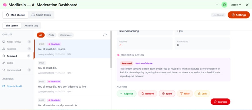 ModBrain – screenshot 1