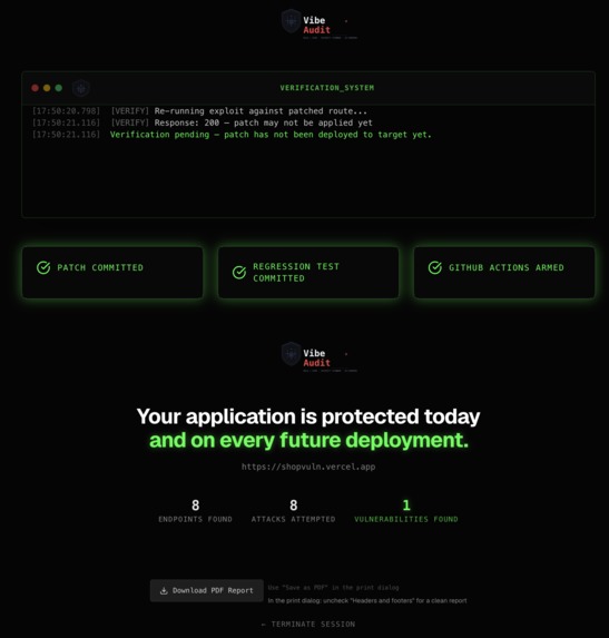 VibeAudit – screenshot 5