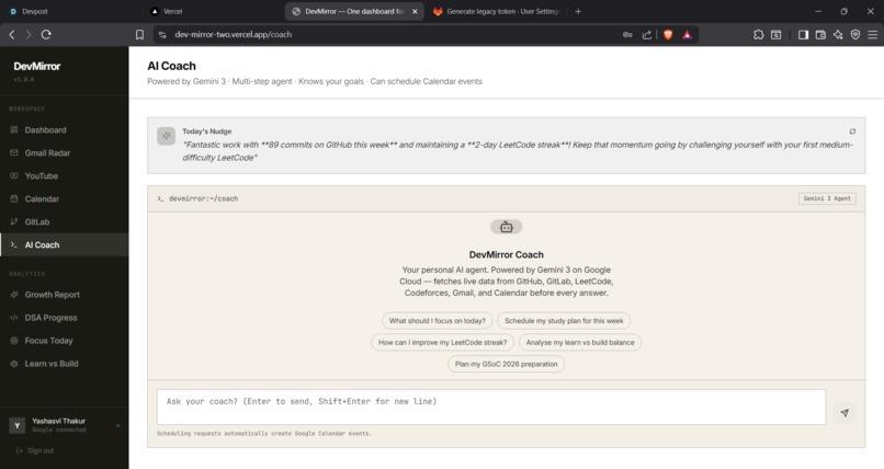 DevMirror – screenshot 5
