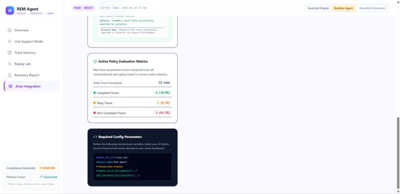 REM Agent — Replay, Evaluate & Mend – screenshot 12