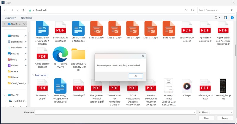 SecureVault: AI-Based Multi-Factor Authentication System – screenshot 2
