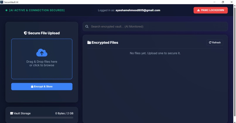 SecureVault: AI-Based Multi-Factor Authentication System – screenshot 5